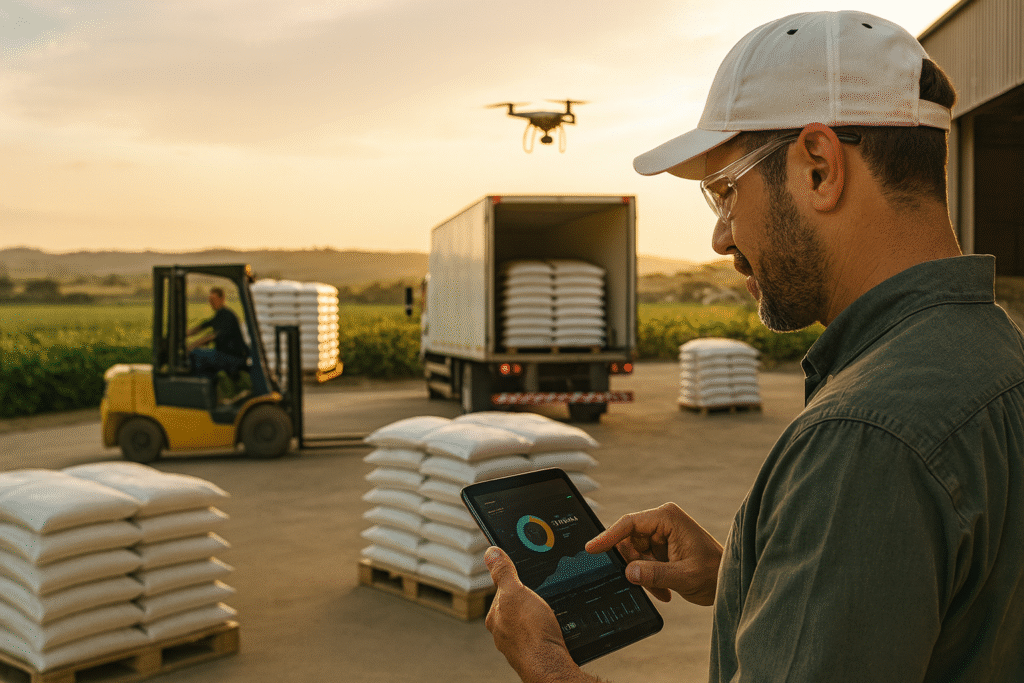 Anúncios pagos segmentados por cultura e região mostrando como marketing digital pode aumentar as vendas dos distribuidores de fertilizantes.
